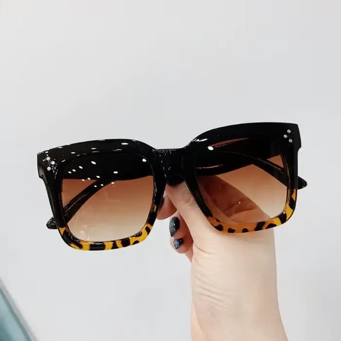 Lunettes de soleil carrées surdimensionnées pour femmes