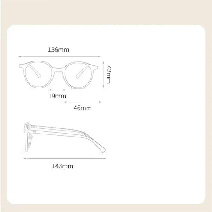 Lunettes rondes Anti-reflet pour femmes et hommes
