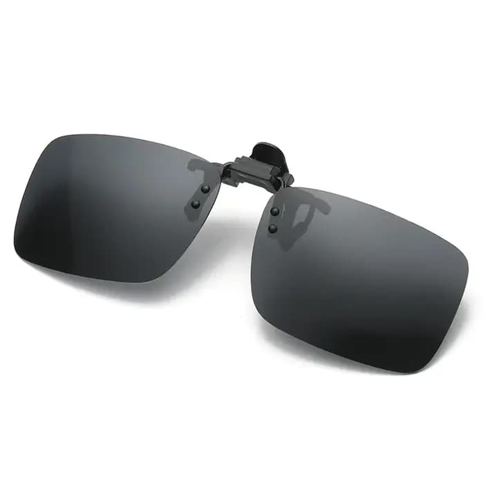 Lunettes de soleil polarisées carrées ultra légères à clipser