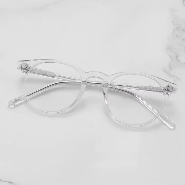 O'malley Design rond acétate Vintage femme lunettes cadre rétro monture