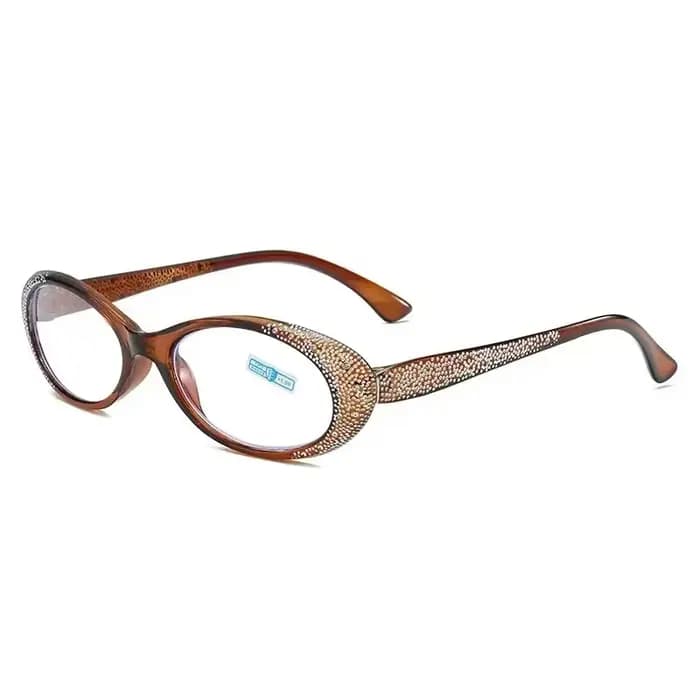 Lunettes de lecture de luxe pour femmes avec diamants