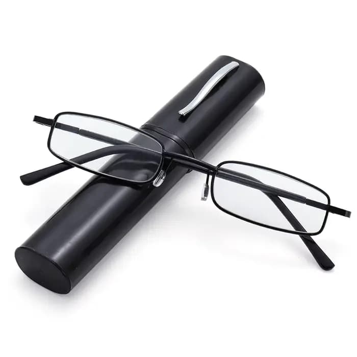 Lunettes de lecture ultralégères avec étui pour stylo, lunettes presbytes HD pour ordinateur portabl