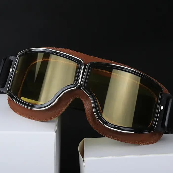 Lunettes de vélo moto coupe-vent casque