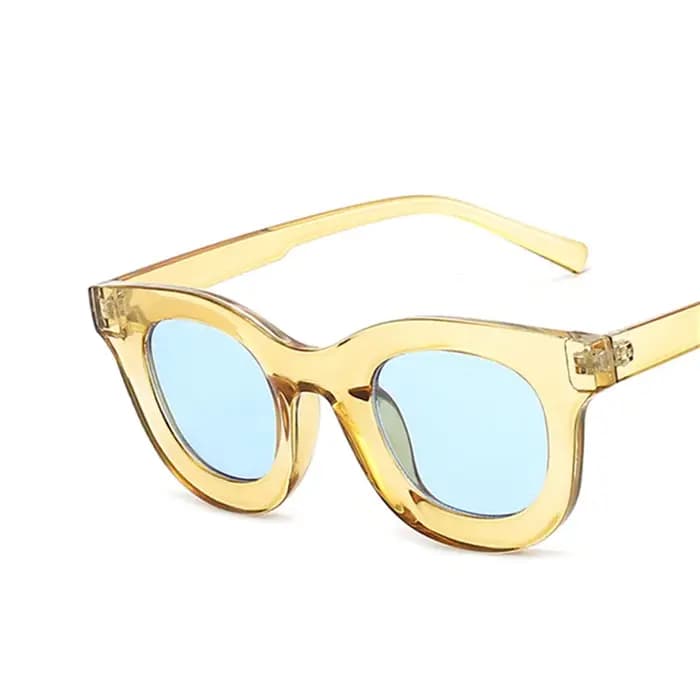 Lunettes de soleil rondes concaves pour femmes marque de mode concepteur petites