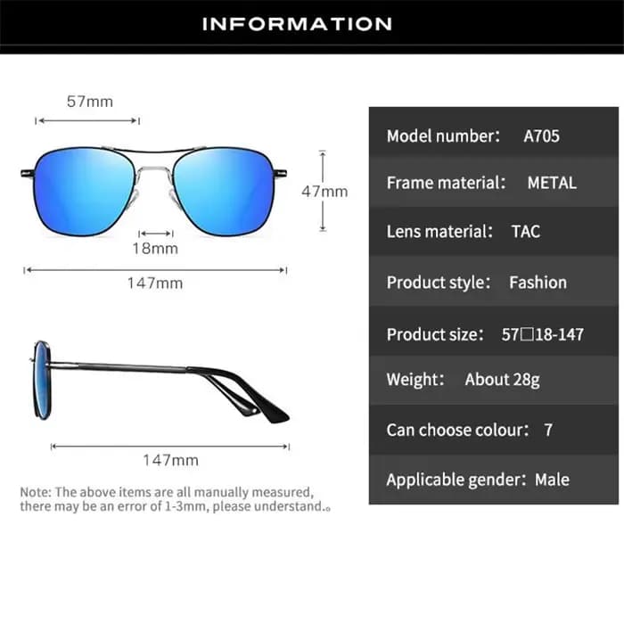 Lunettes de soleil Anti-éblouissement pour hommes