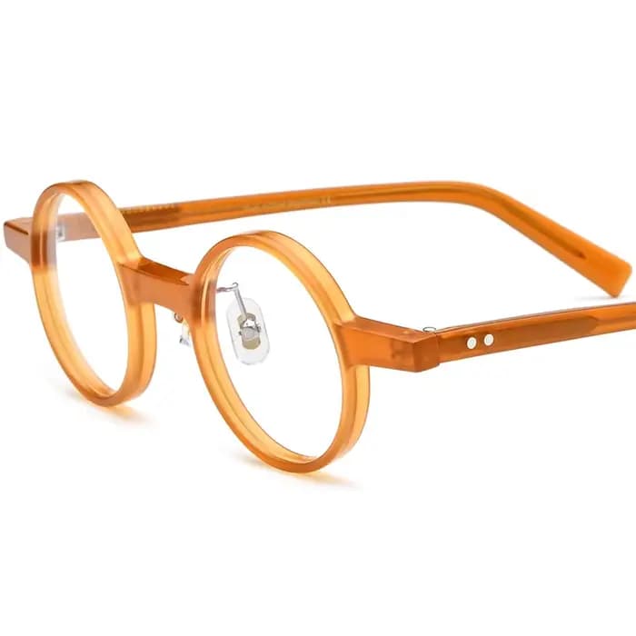 Lunettes optiques rondes en acétate pour hommes et femmes