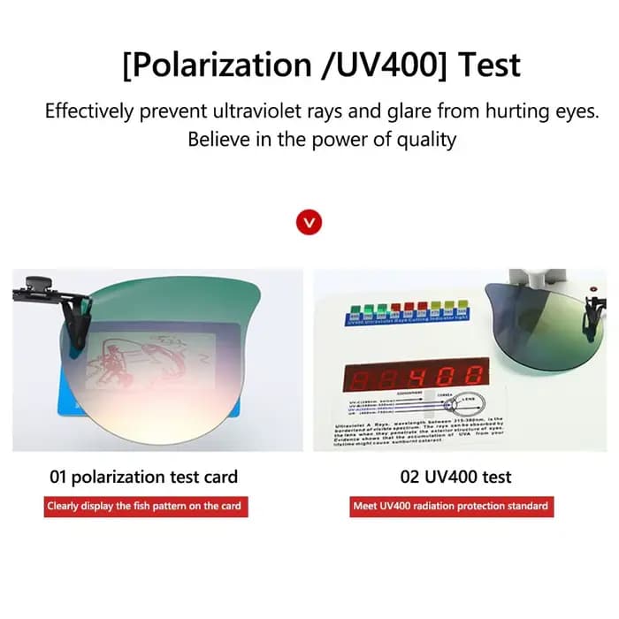 Lunettes de soleil à clipser en forme d'œil de chat