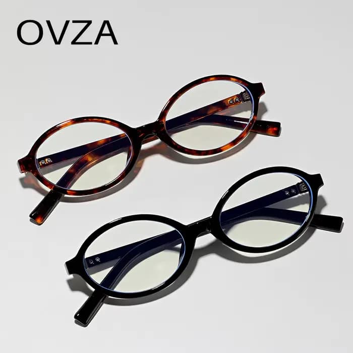 OVZA 2024 nouvelles lunettes de soleil pour hommes ovales rétro