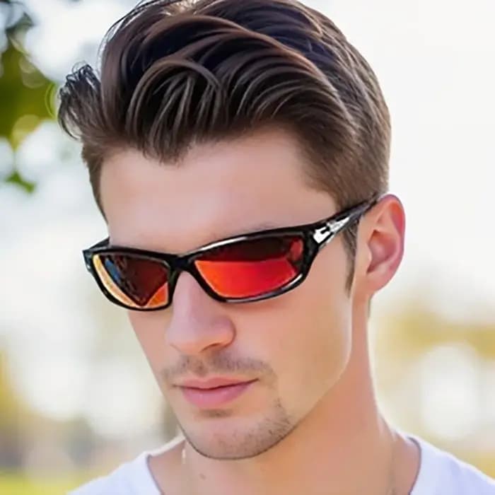 Lunettes de soleil de sport pour le cyclisme, la pêche, la course à pied, lunettes de soleil Rayed, lunettes de soleil d'extérieur pour hommes et femmes