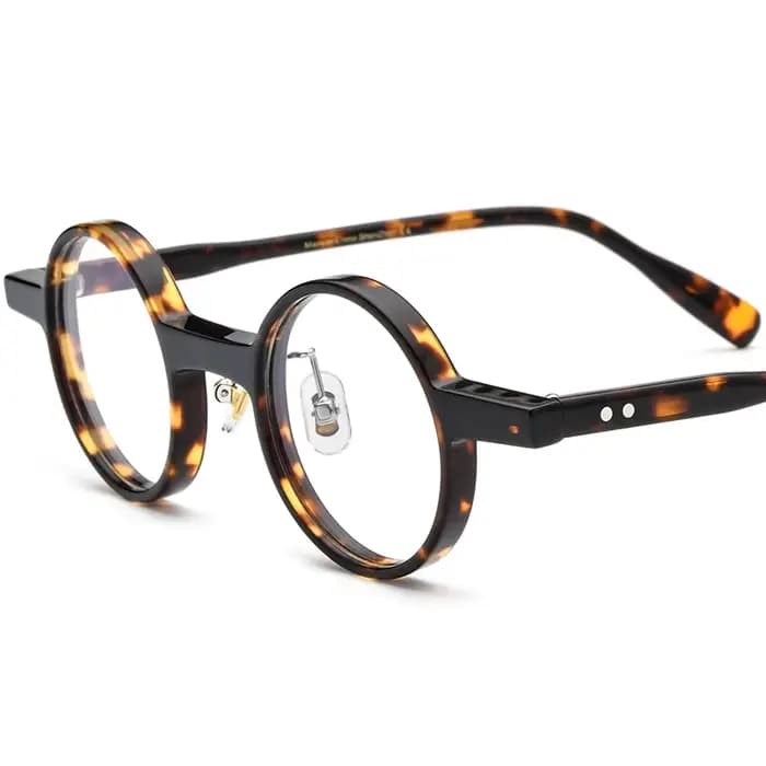 Lunettes optiques rondes en acétate pour hommes et femmes