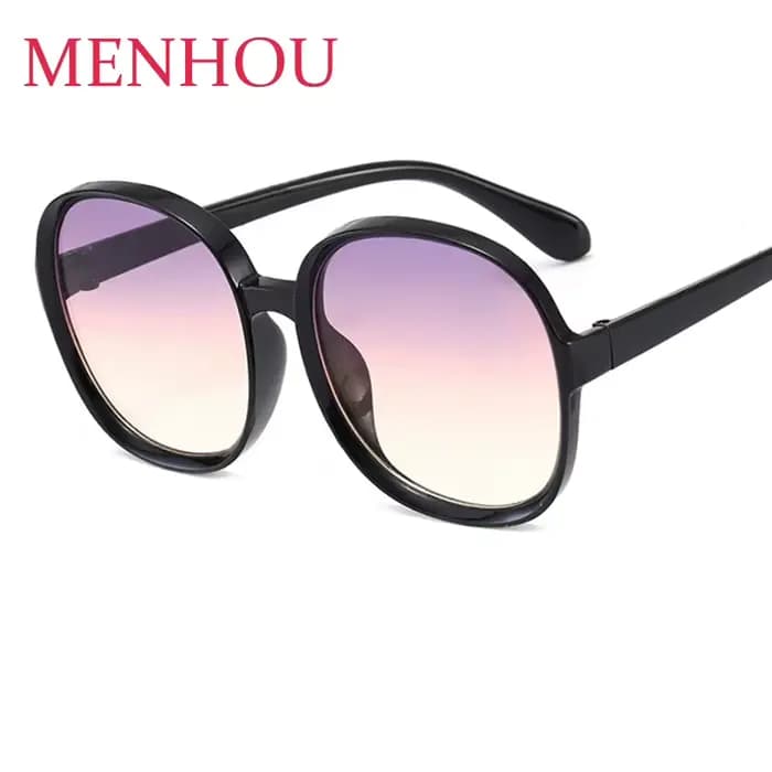 Lunettes de soleil rondes de luxe pour femmes