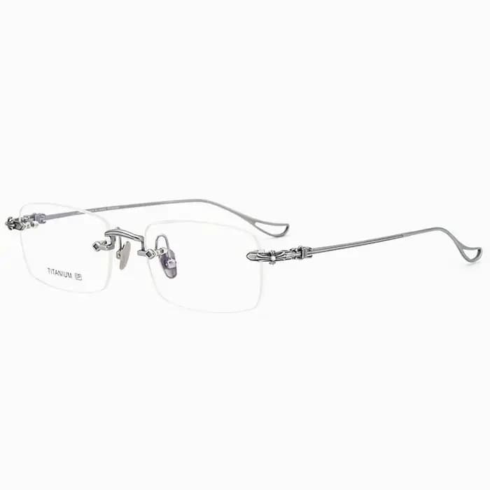 Eyeluyan lunettes sans monture hommes et femmes alliage de titane