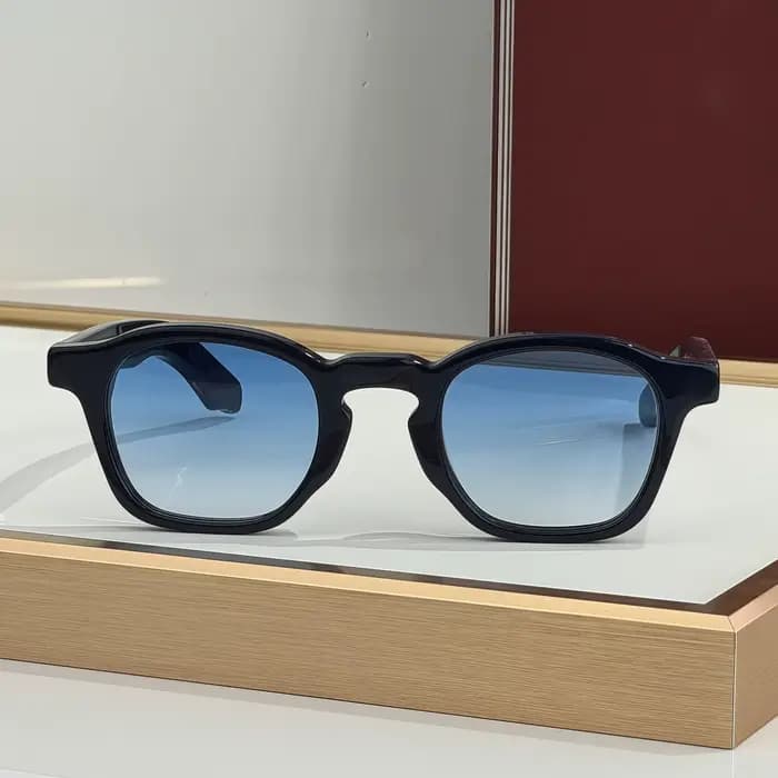 Lunettes de soleil carrées artisanales JMM ZEPHIRIN EPOXY pour homme