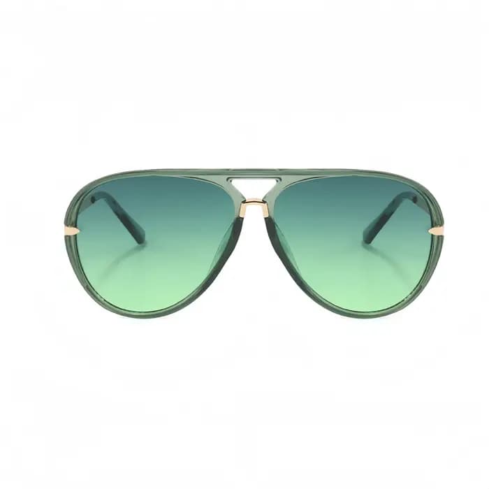 Lunettes de soleil à double faisceau de style aviateur à la mode pour hommes et femmes en Europe et en Amérique