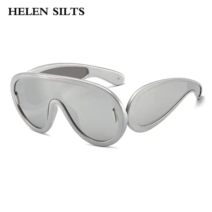 Lunettes de soleil pilote surdimensionnées pour femmes et hommes