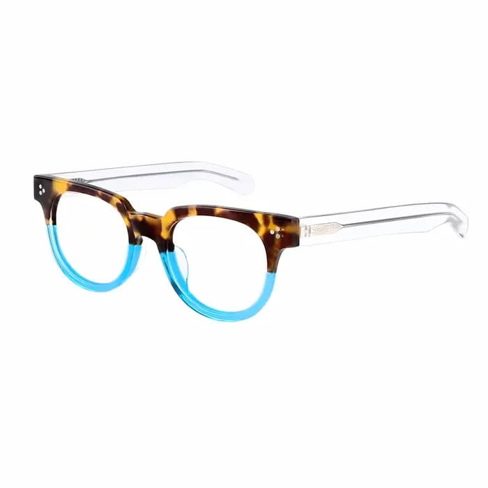 Lunettes rondes en acétate pour hommes et femmes