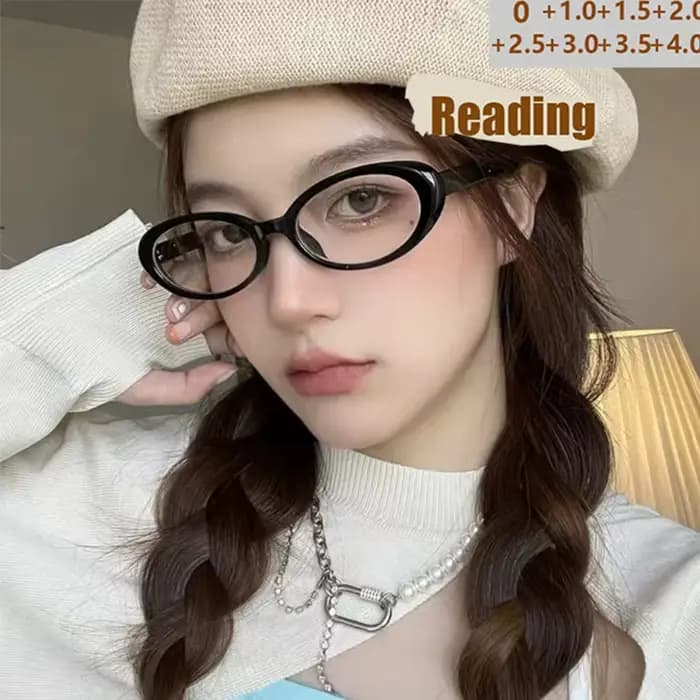 Lunettes ovales mignonnes pour femmes
