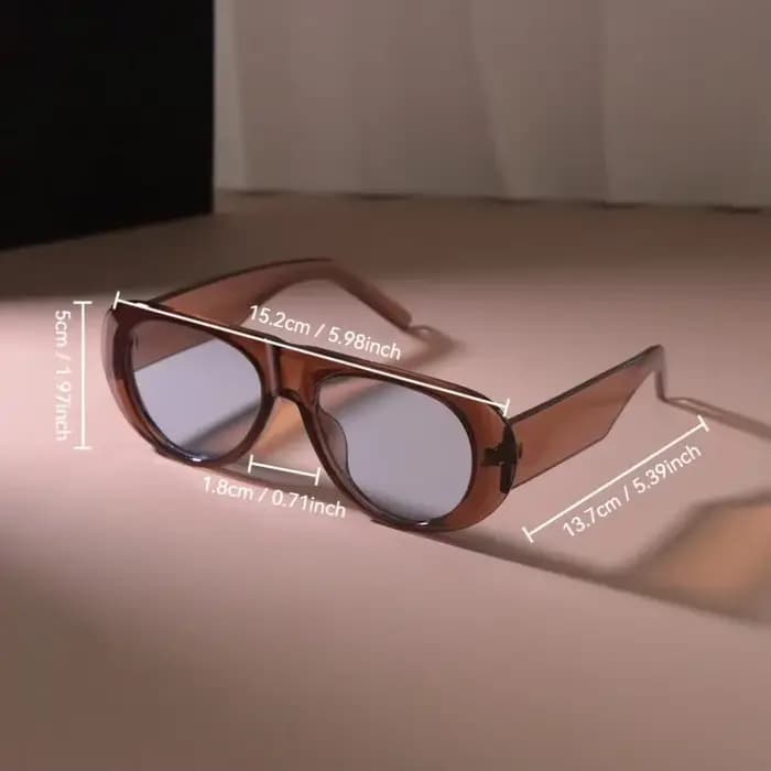 Lunettes de soleil carrées à grande monture pour femmes et hommes