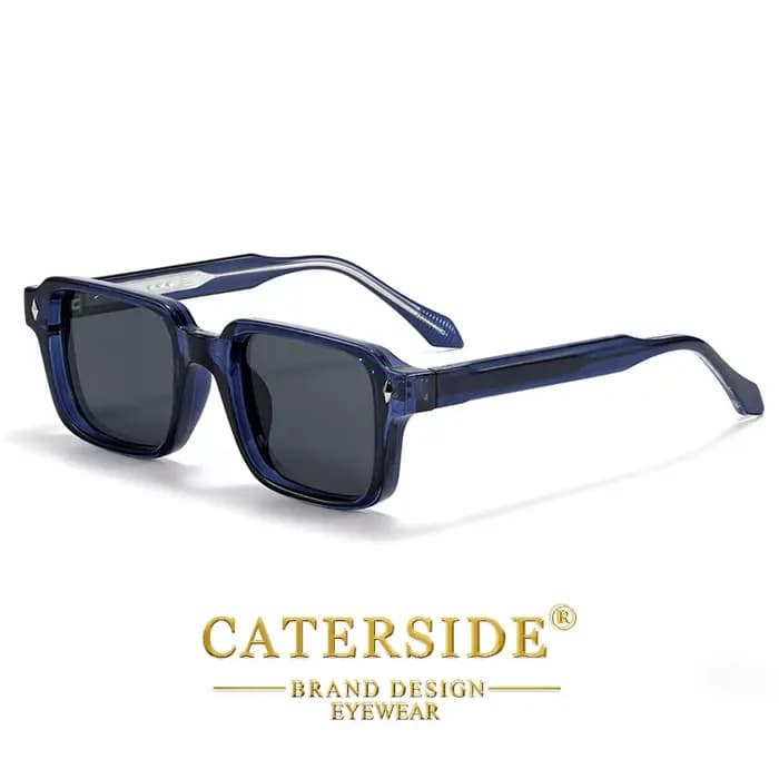 CATERSIDE mode hommes lunettes de soleil carrées marque Design branches conseils