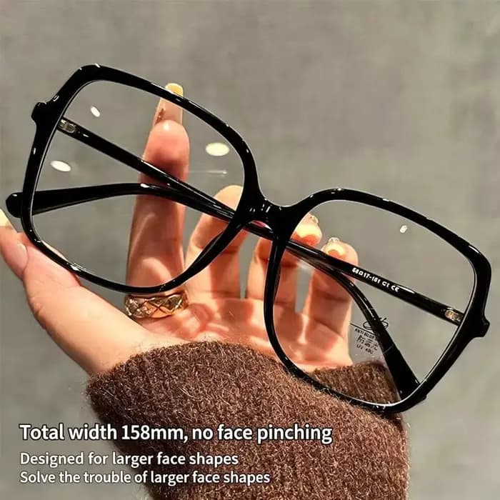 Lunettes de myopie surdimensionnées unisexes