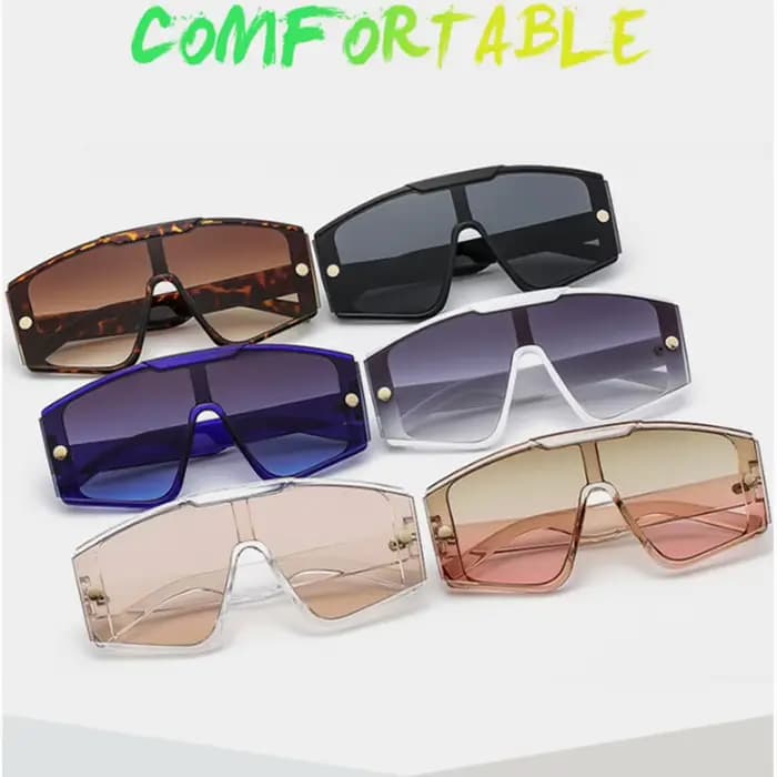 Lunettes de soleil carrées surdimensionnées pour femmes