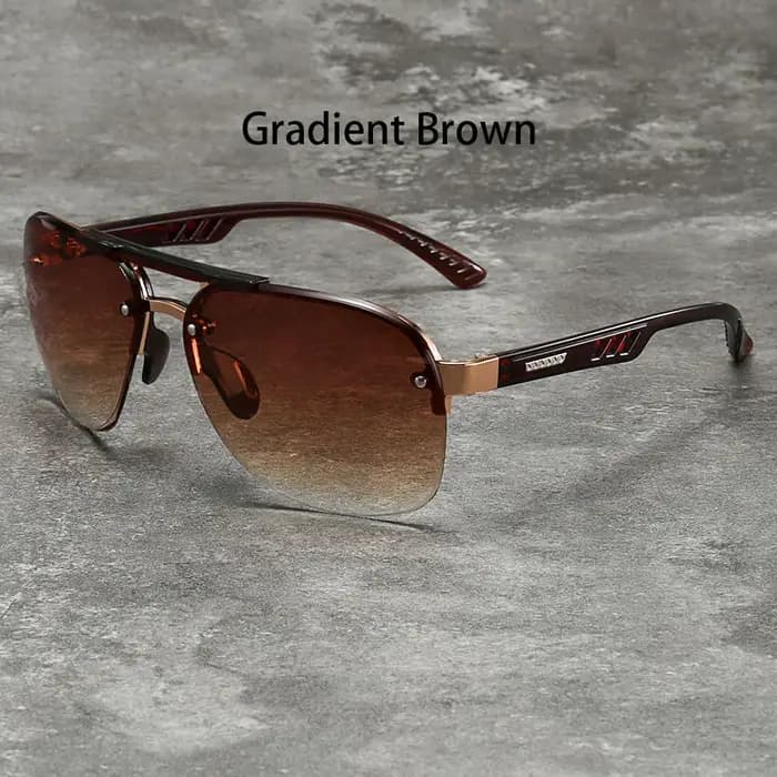 Lunettes de soleil tendance à verres dégradés pour hommes et femmes