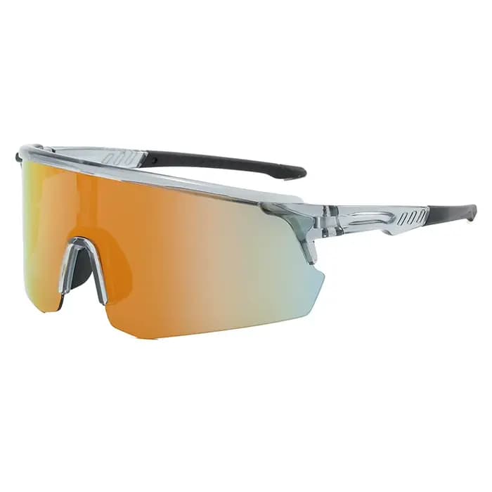 Lunettes de soleil de sport surdimensionnées pour hommes, lunettes de cyclisme, miroir, pour l'extér