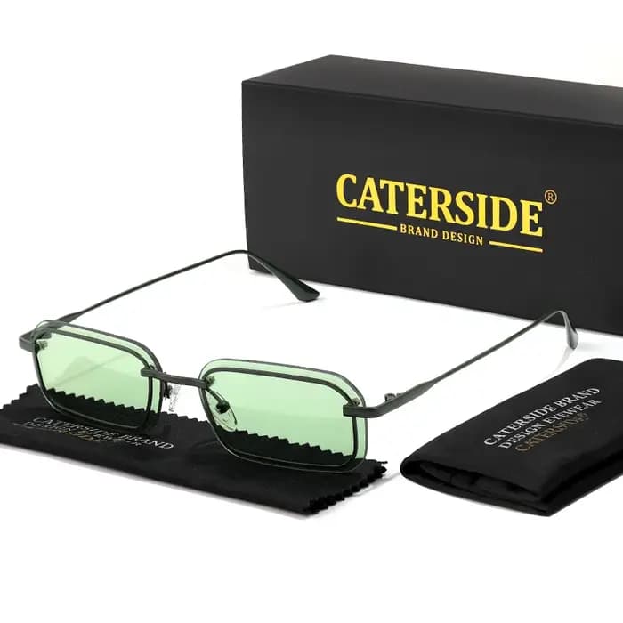 CATERSIDE – lunettes de soleil rétro Punk pour hommes et femmes