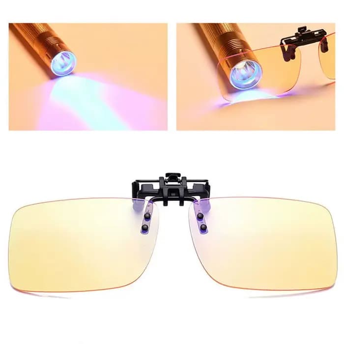 Lunettes bloquant la lumière bleue à clipser