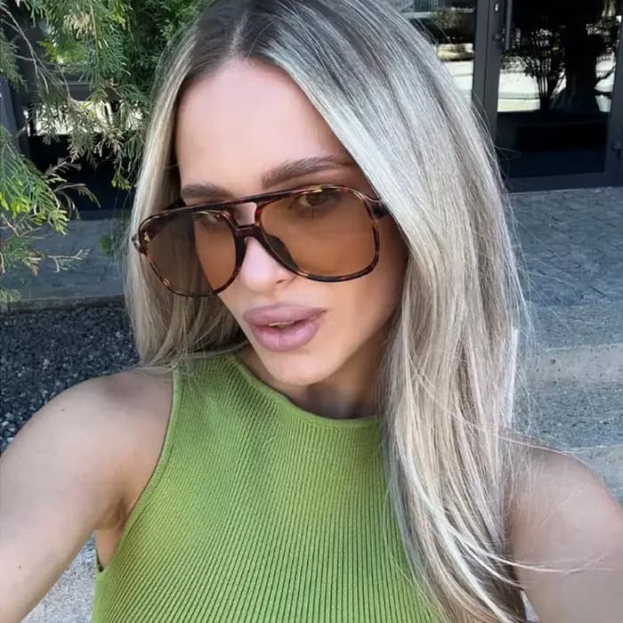 Lunettes de protection mode grand cadre carré femmes