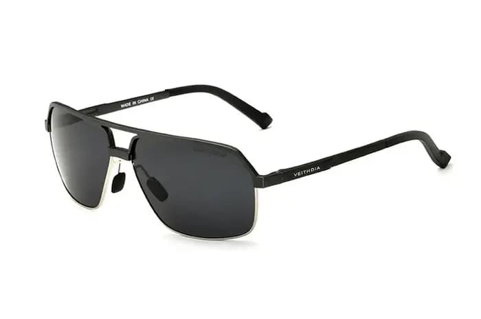 VEITHDIA – lunettes de soleil polarisées en aluminium pour hommes
