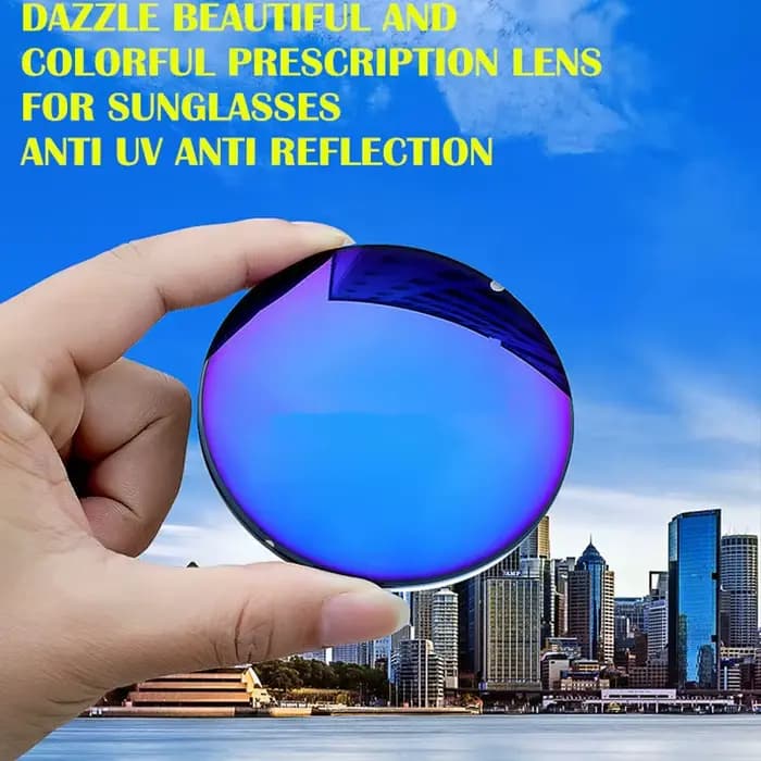 Lentilles de lunettes de soleil anti-absorbe ouissement pour myopie et hypermétropie, anti-UVA et no