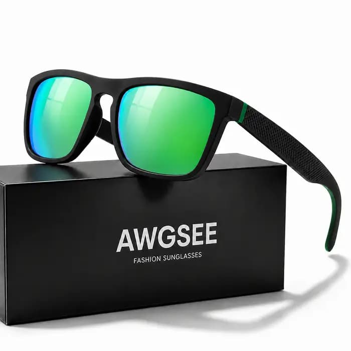 Lunettes de soleil carrées polarisées pour femmes et hommes