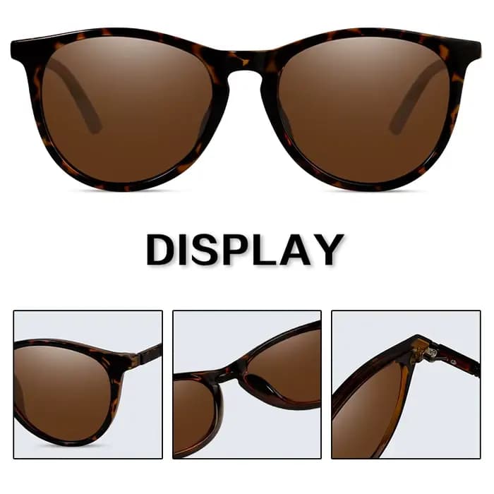 Ravenisa lunettes de soleil polarisées pour femmes marque Design cadre mode
