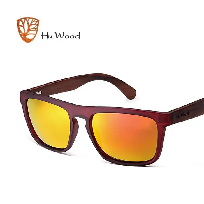 HU WOOD lunettes de soleil pour hommes bois de zèbre