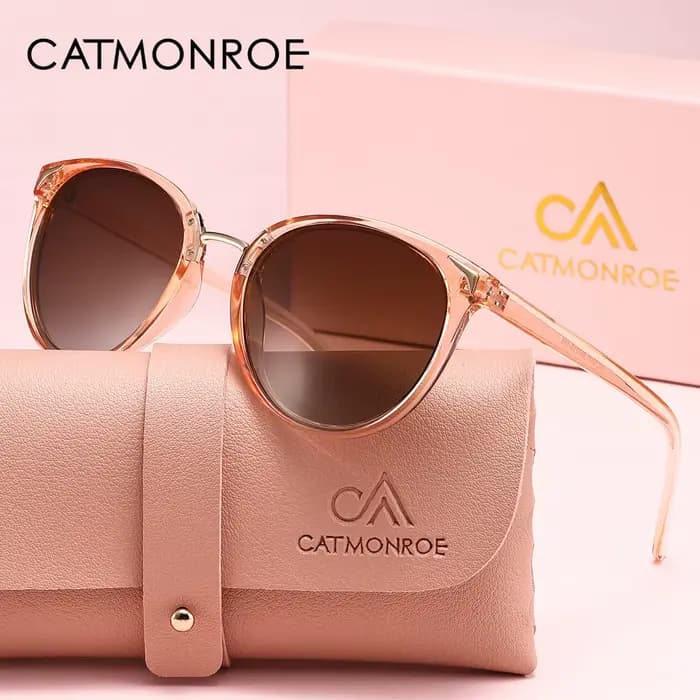 CATMONROE 1 pièces femmes lunettes de soleil couleur en option lentille ronde léger confort conduite