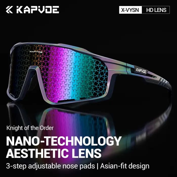 KAPVOE Nano lentilles lunettes de cyclisme mode Sports de plein air vélo