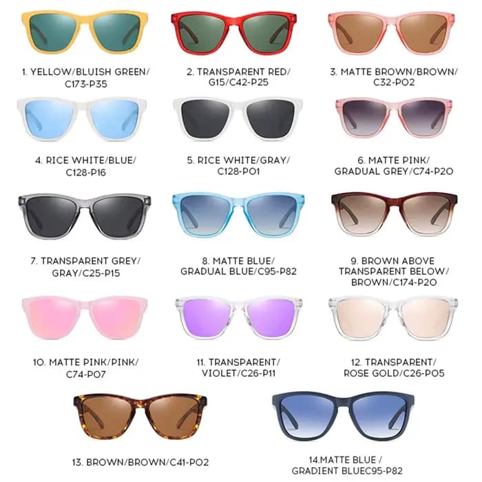 Lunettes de soleil polarisées de marque pour hommes