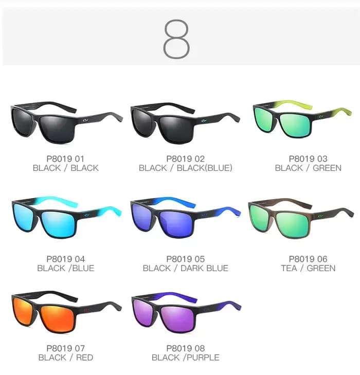 Lunettes de soleil vintage polarisées pour hommes