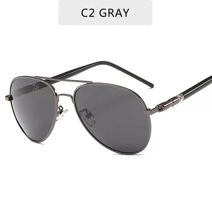 Lunettes de soleil hommes polarisées mode classique pilote