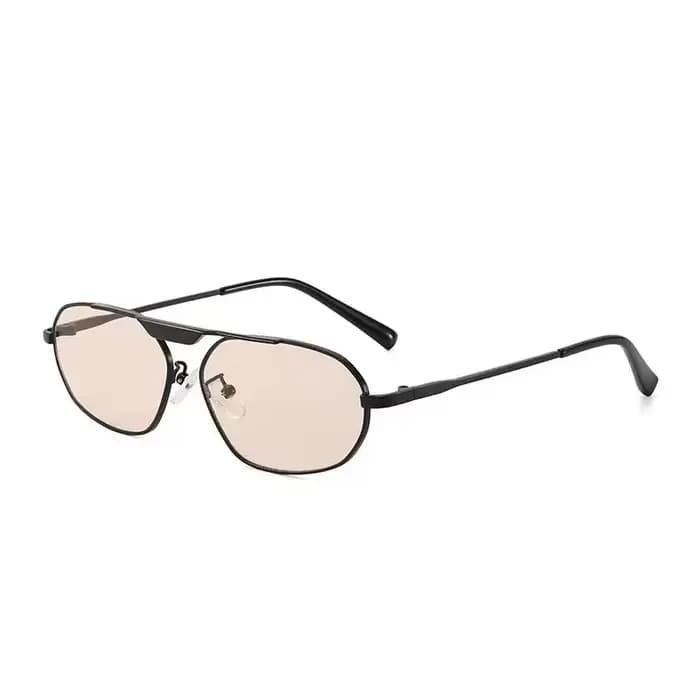 Ins polygone femme lunettes de soleil pour hommes mode polygone marque concepteur oeil de chat lunet