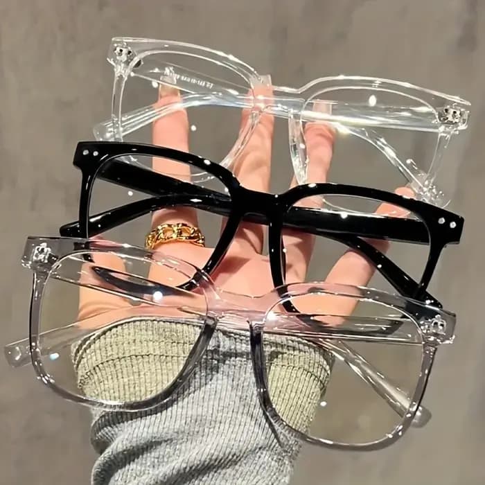 Lunettes bloquant la lumière bleue à monture carrée unisexe