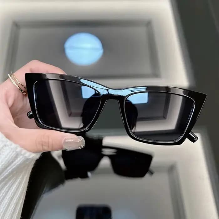 Mode oeil De chat rétro lunettes De soleil femmes hommes marque Vintage