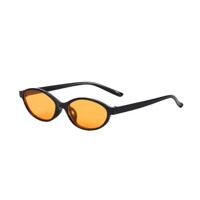 Nouvelles Lunettes de Soleil Femme Ovale Rétro Marron Léopard Monture Fine Tendance