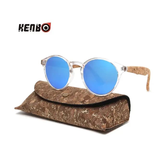 Kenbo-Lunettes de soleil polarisées ovales en bambou pour hommes et femmes