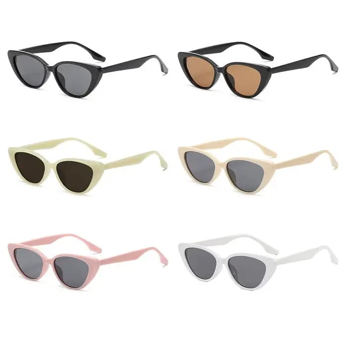Lunettes de soleil en forme d'oeil de chat