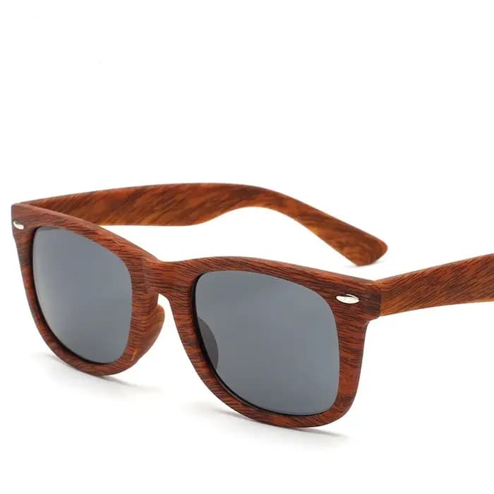 Plastiques bois bambou lunettes de soleil hommes femmes classique mode UV400 Vintage conduite