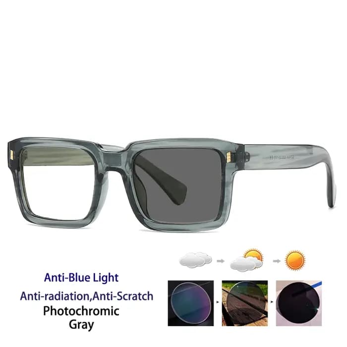 KOCOLIOR nouvelle marque Design panneau carré Anti lumière bleue lunettes de lecture pour hommes et femmes
