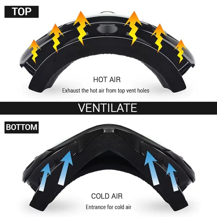 Prévention Jcorde I-Lunettes de ski anti-buée avec protection UV