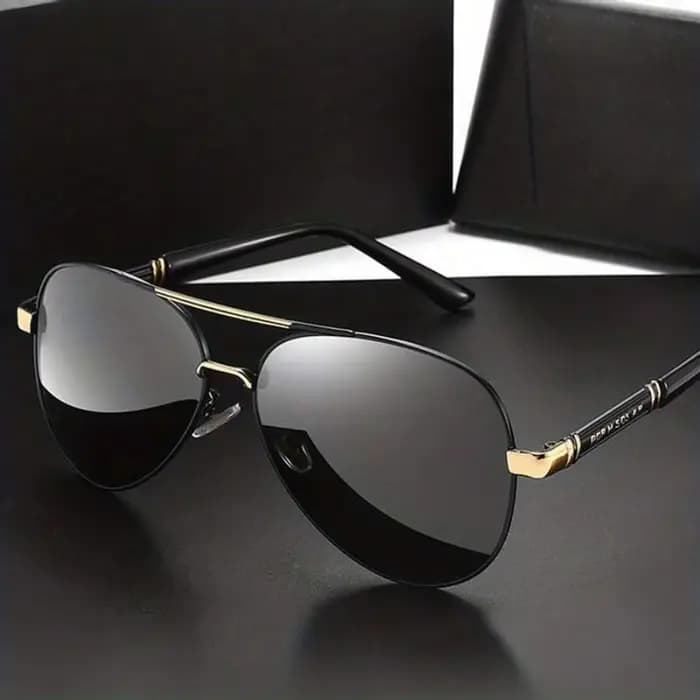 Lunettes de soleil pour hommes Vision jour et nuit conduite pêche Anti-UV tendance nuances pour homm